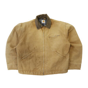 Vintage Detroit Carhartt Blanket Lined Duck Jacket Size N/A